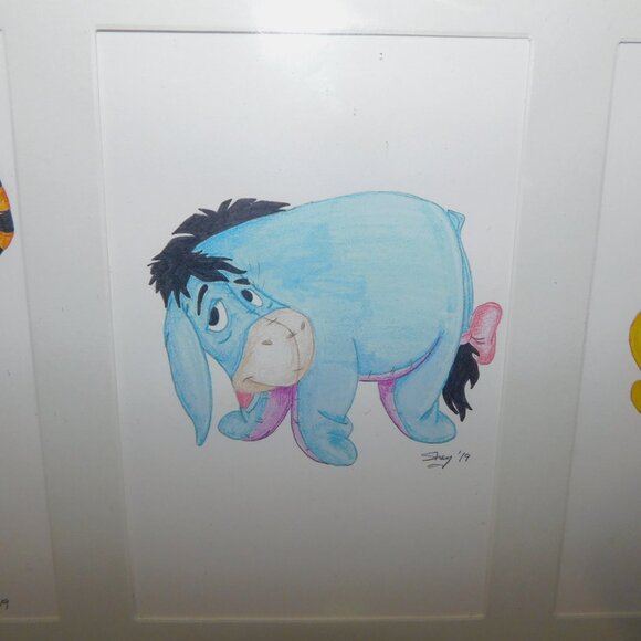 Winnie the Pooh Piglet Tigger Eeyore Framed Prints - Picture 3 of 7